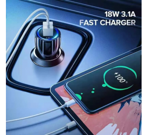 For iPhone XS X 7 8 11 12 Samsung S10 S9 S8 Mobile Phone Charger Car Cigar Lighter Tablet GPS Phone Charger,Dual USB Car Charger 
