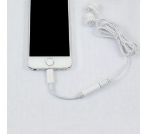 Gran oferta, hembra Original de 3,5mm para Apple Lighting a conector de auriculares de 3,5mm, Cable adaptador, Cable auxiliar, conector de Audio