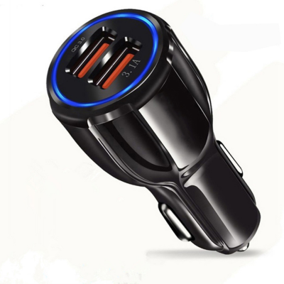 For iPhone XS X 7 8 11 12 Samsung S10 S9 S8 Mobile Phone Charger Car Cigar Lighter Tablet GPS Phone Charger,Dual USB Car Charger ' />