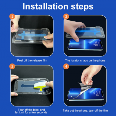 Automatic Alignment Kit Mount Aids Screen Protector Seconds Stickers Film，9D Tempered Glass For IPhone XS/11 PRO/13 PRO MAX/14 PLUS/14 PRO MAX  ' />
