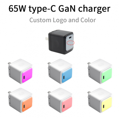GaN 65W PD Super Fast Charge Type C Output Wall Charger Universal Travel Adapter Manufacturer For Iphone For Macbook Pro' />