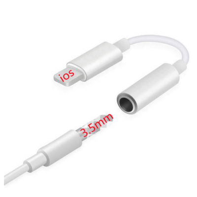 Hot Sale Original Female 3.5mm for Apple Lighting to 3.5 mm Headphone Jack Adapter Cord Aux Cable Audio Connector' />