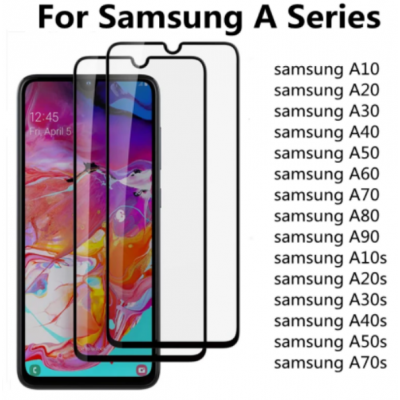 Vidrio templado de seguridad 9D para Samsung Galaxy A10 A20 A30 A40 A50 A60 A70 Protector de pantalla completa A80 A90 M10 M20 M30 M40 película de vidrio' />
