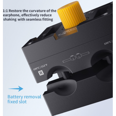 Accesorio de reparación de auriculares Qianli para Airpods 1 2 Airpods Pro abrazadera de alineación de apertura soporte de desmontaje de batería de auriculares' />