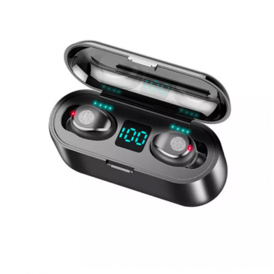 Bluetooth F9 TWS 5.0 Auriculares inalámbricos Mini auriculares Control táctil Pantalla LED 2000mAh Auriculares intrauditivos Auriculares para juegos' />