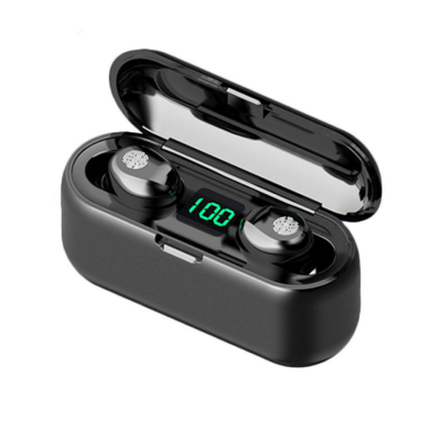Bluetooth F9 TWS 5.0 Auriculares inalámbricos Mini auriculares Control táctil Pantalla LED 2000mAh Auriculares intrauditivos Auriculares para juegos' />