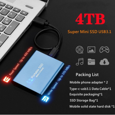Dropship USB 3.0 High Speed 7200RPM 16TB Mobile Hard Disk Solid State Drive Mobile Storage Portable SSD' />