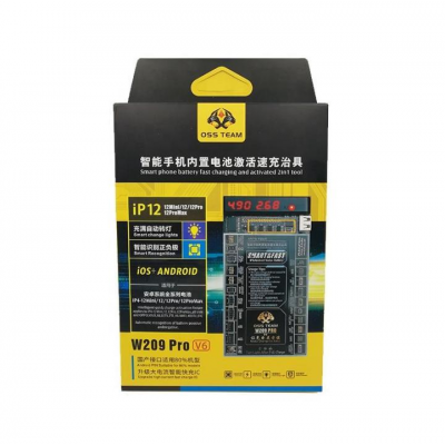 OSS Team w209 pro iPhone Battery activation Board 6 to 13 pro Max Samsung mini Android circuit board Mobile charge Tester' />