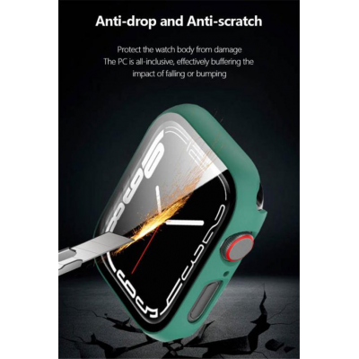 Estuche de 41 mm y 45 mm para Apple Watch Series 7 Cubierta protectora general para parachoques Estuche suave para PC para Apple Watch' />