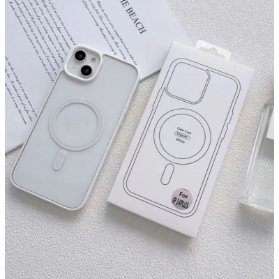 Estuche magnético transparente a prueba de golpes para IPhone 14 13 Estuche magnético compatible con estuches de teléfono de carga inalámbrica para Iphone 11 y 12 Series' />