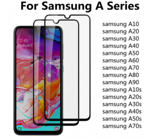 Vidrio templado de seguridad 9D para Samsung Galaxy A10 A20 A30 A40 A50 A60 A70 Protector de pantalla completa A80 A90 M10 M20 M30 M40 película de vidrio