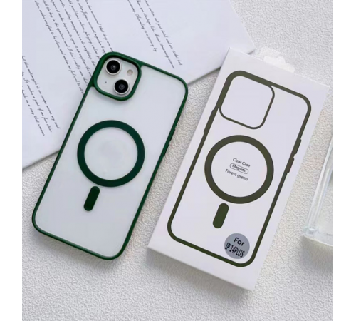 Estuche magnético transparente a prueba de golpes para IPhone 14 13 Estuche magnético compatible con estuches de teléfono de carga inalámbrica para Iphone 11 y 12 Series